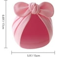 thumbnail image 2 of Dalrosia 3PCS Newborn Baby Bow Knot Turban Hat Infant Toddler Hospital Hat Cotton Head Wrap Beanie Cap, 2 of 4