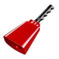 thumbnail image 2 of arctrm Cowbell Cheering Hand Bell Decorative Wedding Bells Noise Maker Service Bell for Red, 2 of 9