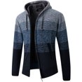 thumbnail image 5 of Chaqueta de punto para hombre, estilo coreano, otoño e invierno, forro polar, ropa exterior gruesa, suéter, ropa de otoño, ropa exterior, cárdigan para hombre, 5 of 5