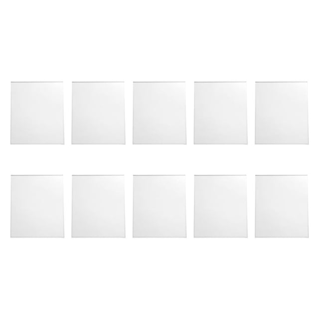 unbranded 10Ud Panel Acrílico Transparente Para Manualidades Fácil De Instalar Y Resistente A Daños