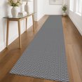 thumbnail image 3 of iOhouze Runner Rug for Hallways 2x10 ft Washable Runner Area Rug with Rubber Backing Braided Cotton Entryway Rugs Indoor Carpet Rugs for Hallway Kitchen Entryway Bedroom, Charcoal Grey/Dark Grey, 3 of 9