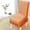 Orange, variant on chair slipcovers Stretch Slipcovers Stretch Fabric Chair Slipcovers with Skirt Adjustable Size Washable Elastic Dining Room Seat Protectors Decorative Spandex Cover for Banquet Home Blue