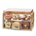 thumbnail image 3 of Cal Mil 3624-96 Midnight Bamboo 2 Tier Bread Display Case - 20.125 x 12.75 x 13.125 in., 3 of 3