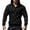 Black, variant on SGFCWSX Mens 1/4 Zip Pullover Fleece Hoodie Men with Pocket Athletic Warm Hooded Sweatshirt Army Green Size M