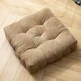 thumbnail image 3 of Almohada de meditación Bearachild Sólido Tatami cojín de asiento cuadrado con asa Estera para silla al aire libre Patio Comedor Café ligero 48*48*10cm, 3 of 6
