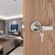 thumbnail image 3 of Interior Lock Bathroom Door Lock (with Key), 3 of 5