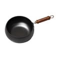 thumbnail image 2 of Wok antiadherente Wok de cocina chino Utensilios de cocina a gas Sartén sin recubrimiento para 20 centímetros, 2 of 9