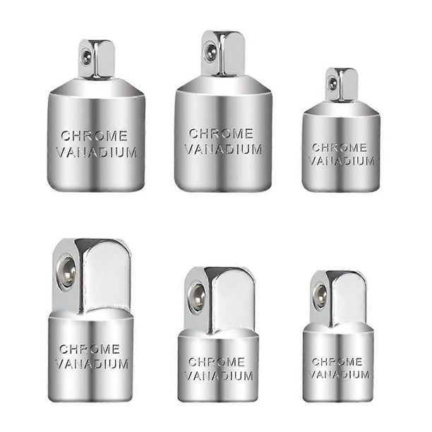 Socket Adapter, 6-Piece Adapter Set, Socket Adapter Set, Adapter Set for Ratchets,Socket Wrenches, N