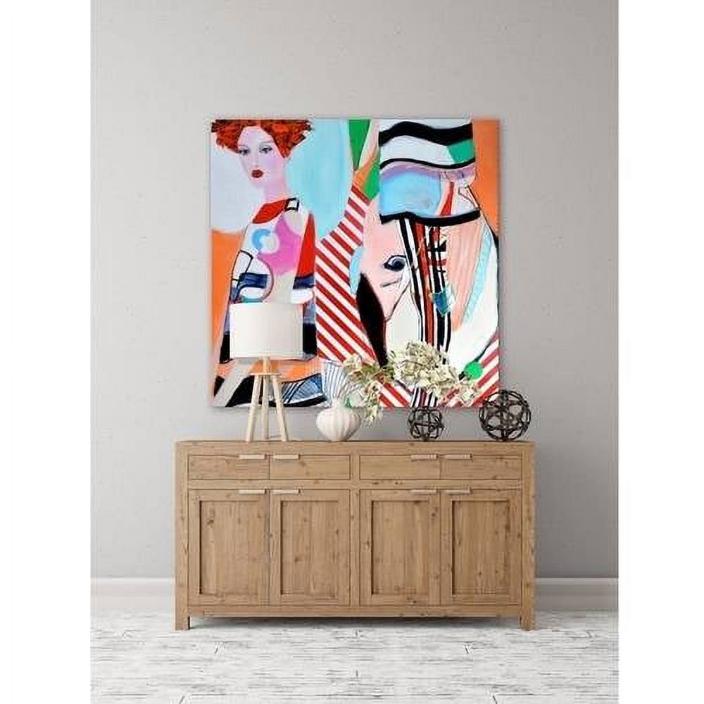 Antipode Painting Print on Wrapped Canvas
