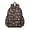 Mushroom and Moon Black Pattern-1, variant on Mushroom and Moon Black Pattern Cute School Backpack with Padded Back and Adjustable Shoulder Straps 13.4"x11"x4.7"