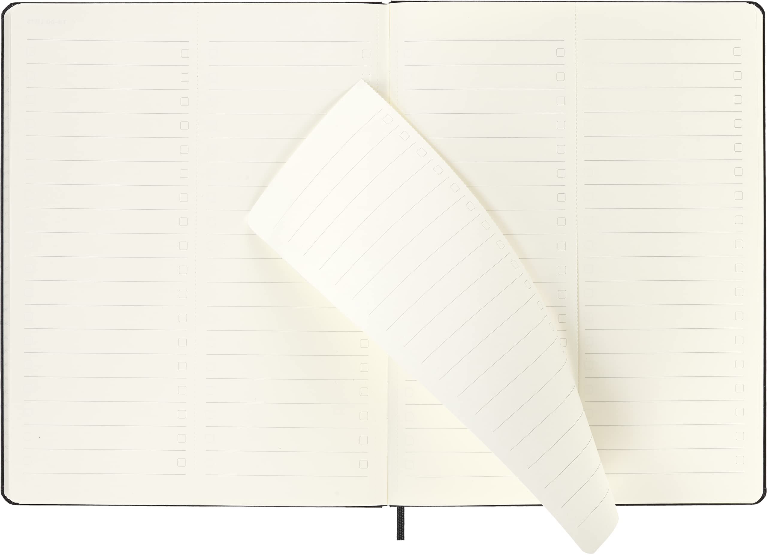 Moleskine 2024 Pro Vertical Weekly Planner, 12M, Extra Large, Black, Hard Cover (7.5 x 10)