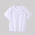 thumbnail image 3 of OGLCCG Girls Boys Athletic Shirts Short Sleeve Performance Tee for Kids Youth Ultra Lightweight Quick Dry Sport Tennis T-Shirt 8-16 Years, 3 of 4