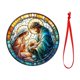 thumbnail image 2 of Adornos navideños, adornos navideños, decoración de belén, árbol de Navidad de madera, decoración de coche, regalos religiosos sagrados, belén, decoración navideña, regalos, colgante de Jesús, 2 of 9