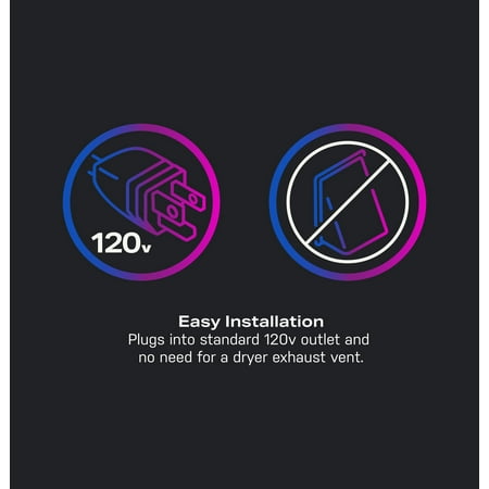 GE Profile - 4.8 cu. ft. UltraFast Combo Washer & Dryer with Ventless Heat Pump Technology - Carbon Graphite