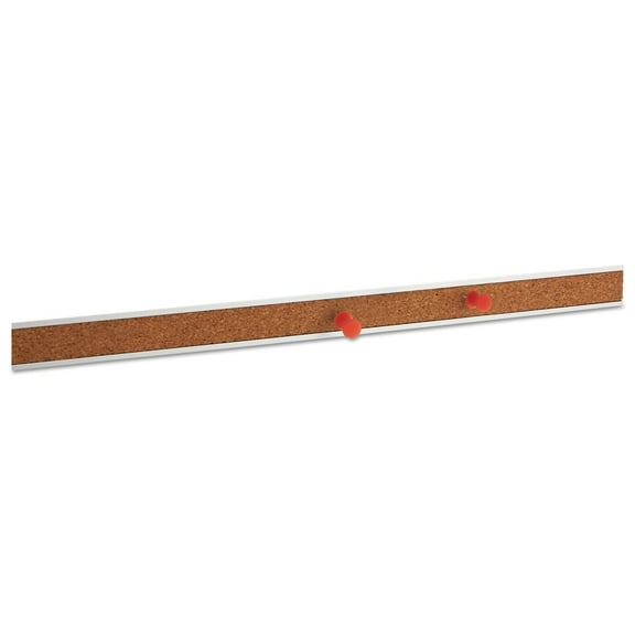 Universal Cork Bulletin Bar, Brown, 24 X 1