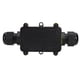 thumbnail image 2 of Caja de conexiones impermeable de plástico IP68, caja de conexiones de conector de cable de dos posiciones negro M686, para farola LED, 2 of 8