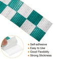 thumbnail image 4 of Uxcell Reflective Tape, 2 Roll 10 ft x 2-inch Adhesive High Visibility Safety Tape Reflector, Square Green White, 4 of 6