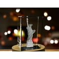 thumbnail image 4 of Statue of Liberty 3D Engraved Crystal Souvenir Keepsake, 4 of 7