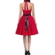 thumbnail image 4 of Women Polka Dot Vintage Cocktail Party Halter Dresses2XL, 4 of 5
