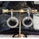 thumbnail image 4 of Pendientes plateados de Zirconia - vista de la matriz 2 - Rosa dorada Shuxiu Wang 9024719205694, 4 of 5