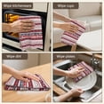 thumbnail image 5 of 4 Pcs Funny Kitchen Towels,Red Christmas Folk Pattern Microfiber Dish Towels,Kitchen Tea Towels,Kitchen Towel Set (18" X 26"), 5 of 7