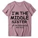 thumbnail image 1 of Gibobby Blusas Manga Larga Mujer Camiseta estampada de manga superior para mujer, camiseta informal corta con letras para mujer（Rosa， XXL), 1 of 5