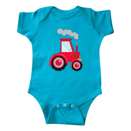 

Inktastic Fun Red Tractor Gift Baby Boy or Baby Girl Bodysuit