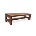 thumbnail image 3 of SPRING PARK 1/12 Miniature Doll House Wooden Bench Long Chair DIY Garden Landscape Decor, 3 of 5