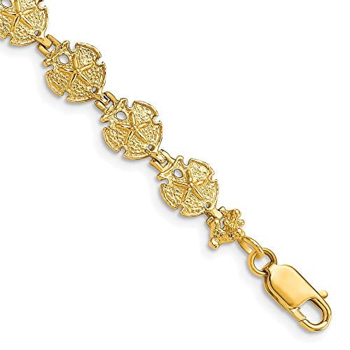 22K Gold Bracelet For Women - 235-GBR3141 in 11.550 Grams