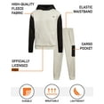 thumbnail image 4 of RBX Boys Jogger Set - Soft Fleece Pullover Hoodie and Jogger Sweatpants for Boys 2 Piece Sweatsuit Set, 4 of 7