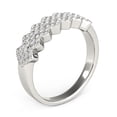 thumbnail image 4 of Diamond Studded Wide Ring in 14k White Gold 5/8 cttw SZ 7.5, 4 of 4