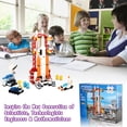 thumbnail image 6 of SAYFUT 566 Piece City Space Rocket and Launch Control Building Kit with Space Shuttle, Control Tower and Astronaut Minifigures Educational Creative Building Toys for 6-12 Year Old Boys, 6 of 7