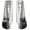 2-pcs, variant on Vertical Track Roller Wheel, Heavy Duty Sliding Door Bottom Guide Roller, Alloy Steel Quiet Soft Rubber Caster for Barn Sliding Door, Cabinet, Gate & Drawer, Up to 110LBS(50KG) Load Capacity (2-pcs)