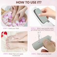 thumbnail image 6 of Electric Callus Removers for ,  Electric Foot Callus Remover Pedicure Kits Rechargeable with12 in 1, Removes Dry  for  , Foot Care for   Ideal  (White), 6 of 6