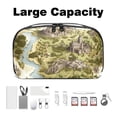 thumbnail image 3 of Landscape Oxford Cloth Waterproof Storage Pouch for Electronic Devices - Hard Drive Cases, Charger Case, Small Travel Case, Cable Organizer Storage - 5.9x9.44x3.14 in, 3 of 6