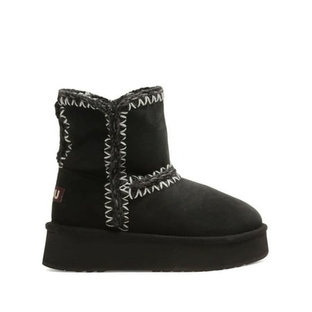 

Mou Female Double Face Sheepskin Boots Black Sizes IT 34-50 2/3