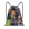 thumbnail image 1 of Pofeuu Monster High for Water-Resistant 210D Drawstring Bag Compact Foldable Design Gym Yoga Travel Essentials Lightweight Carryall-Medium, 1 of 6