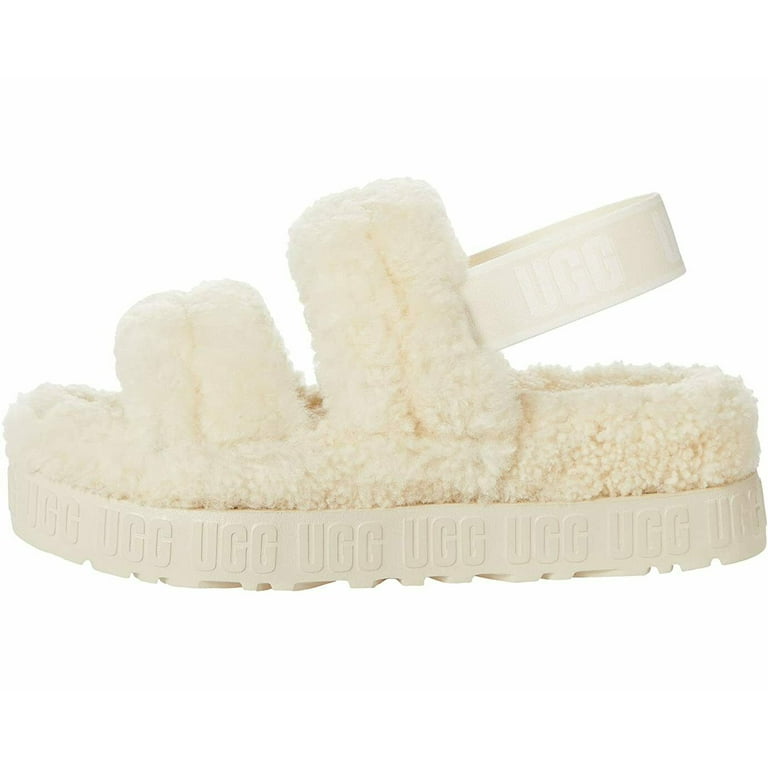 UGG Women's Oh Fluffita Open Toe Sheepskin Slipper Slide