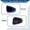 thumbnail image 4 of Unique Bargains No.51217396544 Exterior Door Handle Cover Trim for BMW X1 X2 X5 F15 X6 F16 2014-2019 Door Handle Cover 1 Pcs Deep Blue, 4 of 7