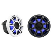 Kicker Premium Marine 6.5 Speaker and Amplifier bundle Includes LED Remote ( 51MSC65 & 48KMA1502 )