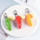 thumbnail image 5 of Jumpingount Cadena anillo moda Chilli puerta de casa llavero titular portátil bolso billetera colgante joyería mujer hombre Accesorios de disfraces Amarillo Jumpingount AP014271-04, 5 of 6