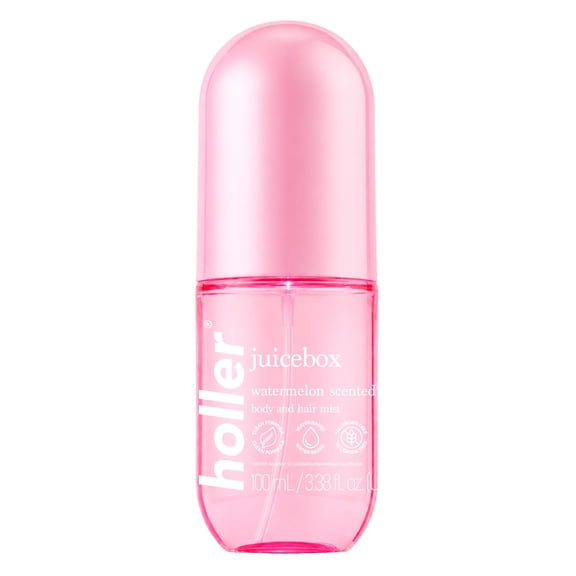 Holler Juicebox Watermelon Scented Body And Hair Mist, 3.38 fl oz