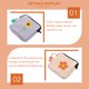 thumbnail image 5 of 2 bolsas para guardar toallas sanitarias y compresas menstruales (colores surtidos), 5 of 6