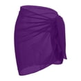thumbnail image 4 of QHFBli Women's Short Sarongs Chiffon Cover Ups Sheer Bikini Wraps for Swimwear, 4 of 4