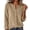 Beige, variant on Lightweight Jacket Women Solid Color Long Sleeve Button Front Top For Everyday Casual Wear Spring Jackets For Women
