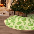 thumbnail image 5 of Sikiie Various Lemons Nativity Christmas Tree Skirt, Jesus Christian Winter Holiday Tree Mat Decoration(30-48IN), 5 of 6
