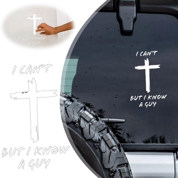 I Can't But I Know A Guy Vinyl Decal Bumper Sticker For Wall Window Vehicle Weather Stickers Home Decor