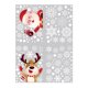 thumbnail image 2 of Etiqueta engomada de la ventana de Papá Noel del muñeco de nieve de la historieta Etiqueta engomada de la decoración del hogar del regalo de Navidad Wmkox8yii gf11653, 2 of 9