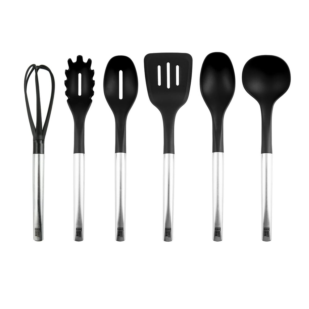 Robert Irvine 6 Piece Silver Jumbo Utensil Set