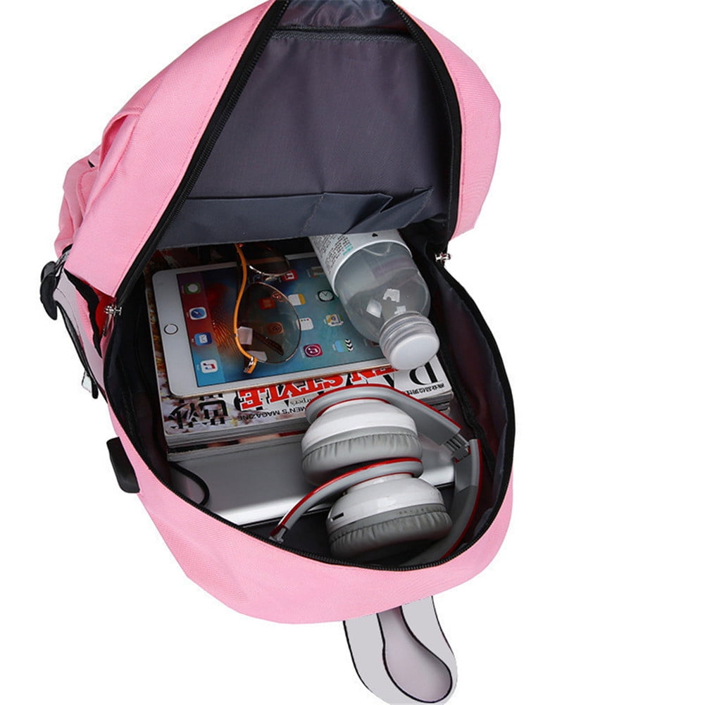 Girls Designer Backpack USB Charger Backpacks 15  Laptop School Bags –  Travell Well